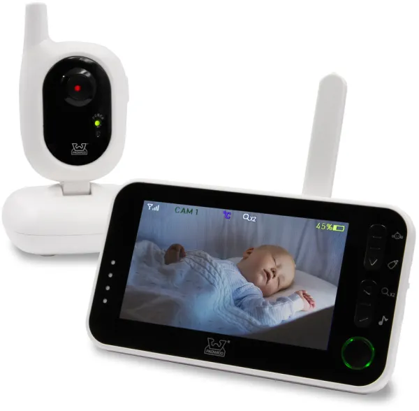 Padwico V8 Babyphone - Video - Wiederaufladbare Batterie