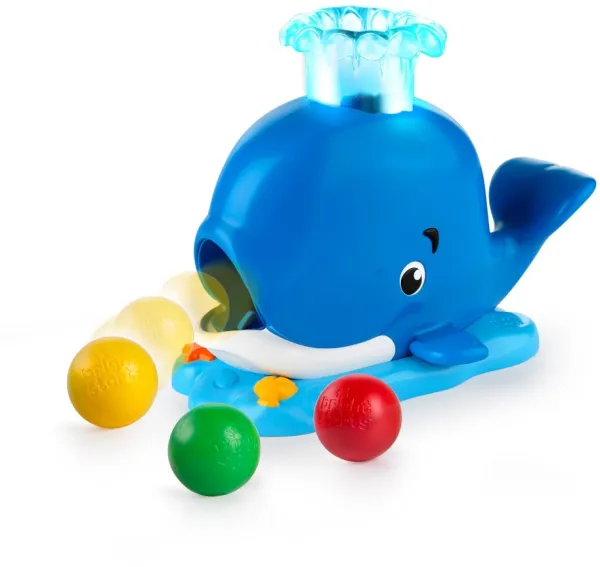 Verrückter und spritzender Wal