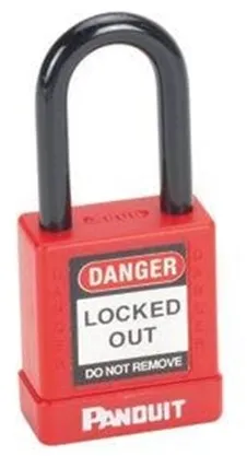 PANDUIT Nichtleitendes Vorhängeschloss, Bügel 38 mm