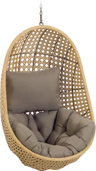 Cira, Outdoor-Hängesessel, natur, H121x84x82 cm