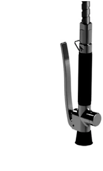 Kriss Handbrause für Euroclean Gewerbeküchenarmatur einfach 1/2rg