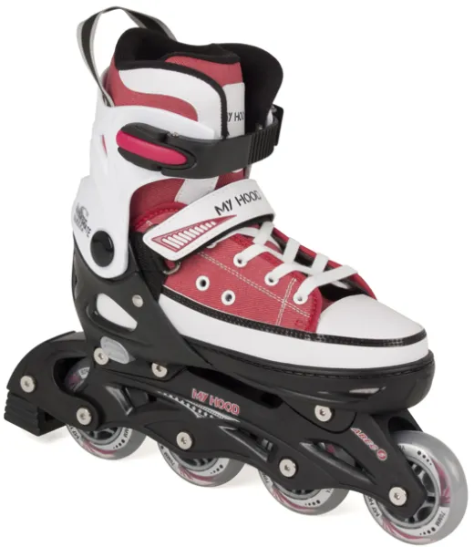 Inliners My Hood Canvas Rollers rot Gr. 29-32