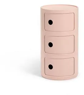 Kartell Componibili 3 Schrank Bio Rosa