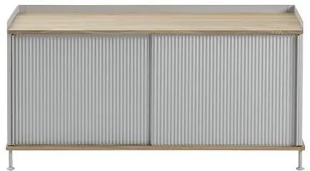 Muuto Enfold Sideboard Niedrig Eiche/Grau