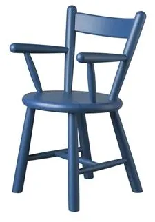 FDB Møbler P9 Kinderstuhl Blau