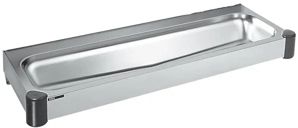 Juvel Intra juvel p12 Spülrinne ohne Rückwand, Ablauf mittig, Edelstahl