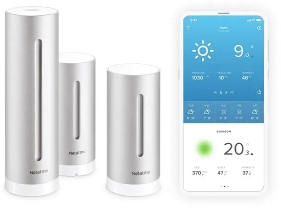 Netatmo Smart Wetterstation + Zusätzliche Innenmodul